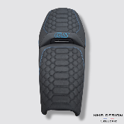 Selle BMW GS 1300 Adventure Nid D'abeille Nubuck Bleu Ciel