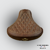 Housse de selle Design Diamant Royal Enfield Classique 500