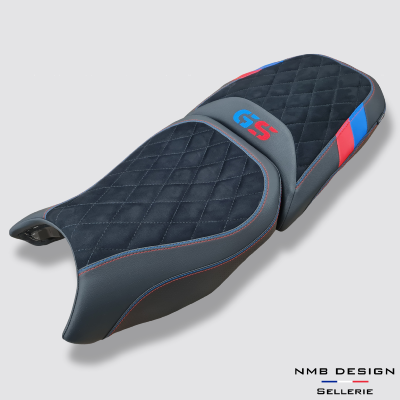 Housse de selle BMW GS Adventure 1200/1250 Luxe Losange 1