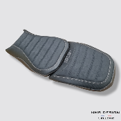 Housse de selle BMW GS Adventure 1200/1250 Entrelacé 3 Grise