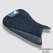 Housse de selle BMW S1000R / RR / M1000R / RR Design Luxe Nid D'abeille