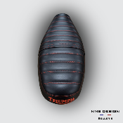 Housse de selle Choc Mat-Hor-DsTriumph T100-T120