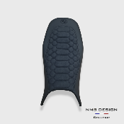 Housse de selle BMW GS Rallye 1200/1250 Nid D'abeille 2 Noir