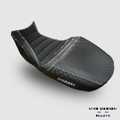 Housse de selle Design Entrelacé Ducati Diavel Carbon