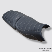 Housse de selle BMW GS Adventure 1200/1250 Entrelacé 3 Grise