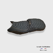 Housse de selle BMW GS 1200/1250 Nid d'abeille 2 Sable