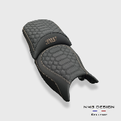 Housse de selle BMW GS 1200/1250 Nid d'abeille 2 Sable