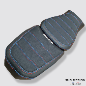 Housse de selle BMW GS Adventure 1200/1250 Entrelacé 3 Triples coutures