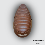 Housse de selle Havane Mat-hor-Ds-Sable Triumph T100-T120