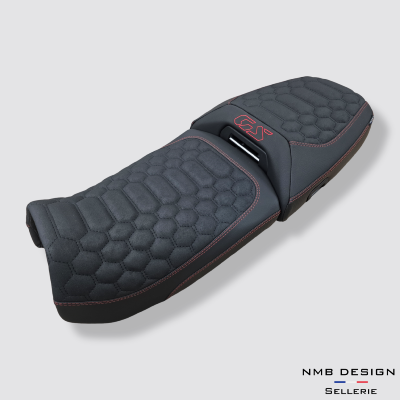 Selle BMW GS 1300 Adventure Nid D'abeille Nubuck Rouge