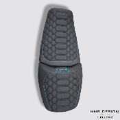 Selle BMW GS 1300 Adventure Nid D'abeille Nubuck Bleu Ciel