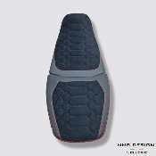 Selle BMW GS 1300 Adventure Nid D'abeille Noir Intense Rouge