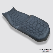 Housse de selle BMW GS 1200/1250 Nid d'abeille 3 Noir