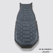 Housse de selle BMW GS 1200/1250 Nid d'abeille 3 Noir