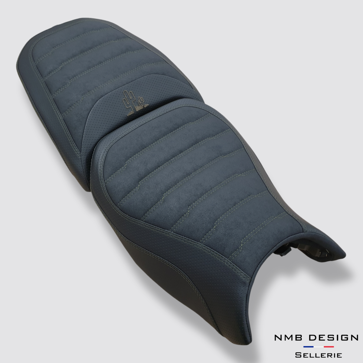 Housse de selle BMW GS Adventure 1200/1250 Entrelacé 3 Kaki