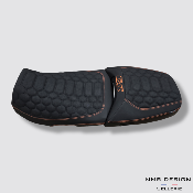 Selle BMW GS 1300 Adventure Nid D'abeille Nubuck Orange