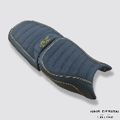Housse de selle BMW GS Adventure 1200/1250 Entrelacé 3 Jaune