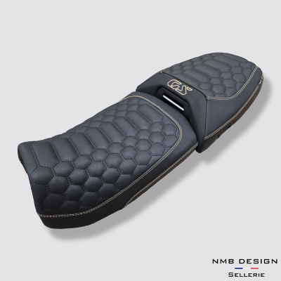 Selle BMW GS 1300 Adventure Nid D'abeille Nubuck Sable