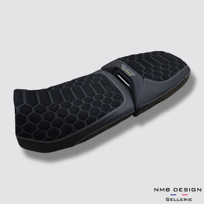 Selle BMW GS 1300 Adventure Nid D'abeille Noir Intense Grise