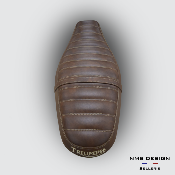 Housse de selle Classique Mat-Hor-DS Triumph Street Twin