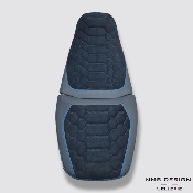 Selle BMW GS 1300 Adventure Nid D'abeille Noir Intense Bleu