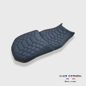 Housse de selle BMW GS 1200/1250 Nid d'abeille 2 Noir