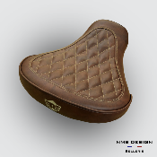 Housse de selle Design Diamant Royal Enfield Classique 500
