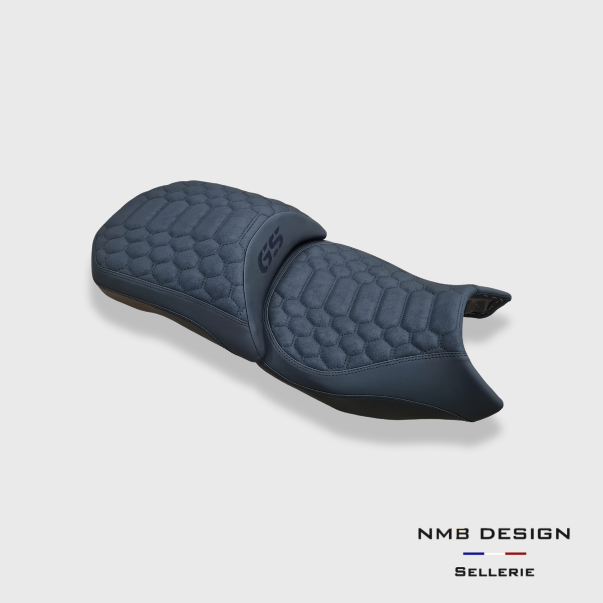 Housse de selle BMW GS 1200/1250 Nid d'abeille 2 Noir
