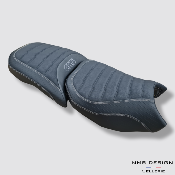 Housse de selle BMW GS Adventure 1200/1250 Entrelacé 3 Grise