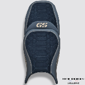 Housse de selle BMW GS Adventure 1200/1250 Nid D'abeille Luxe Gold