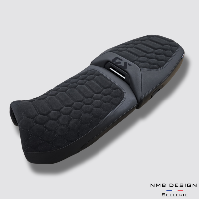 Selle BMW GS 1300 Adventure Nid D'abeille Daim Noir