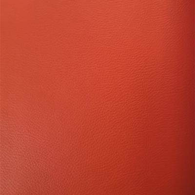 Simili effet cuir rouge satiné
