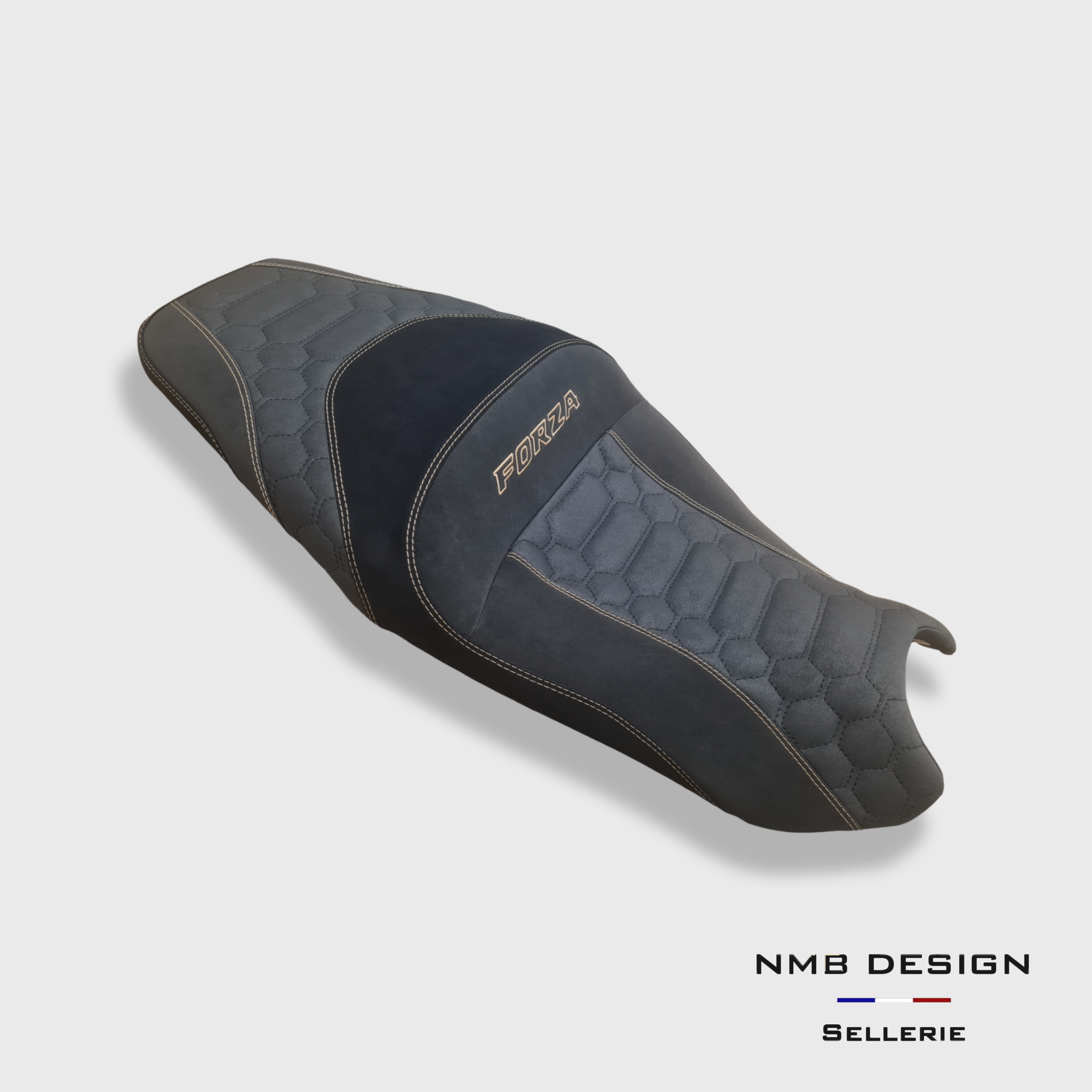 Housse de selle honda forza 750 nubuck daim alc nid