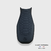 Housse de selle BMW GS Rallye 1200/1250 Nid D'abeille 2 Noir