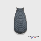 Housse de selle BMW GS 1200/1250 Nid d'abeille 2 Noir