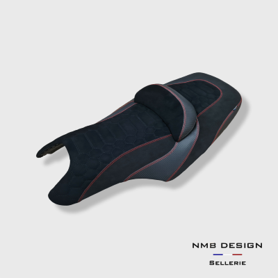 Housse de selle Yamaha T-MAX 500/530 Design 1 Luxe Nid d'abeille