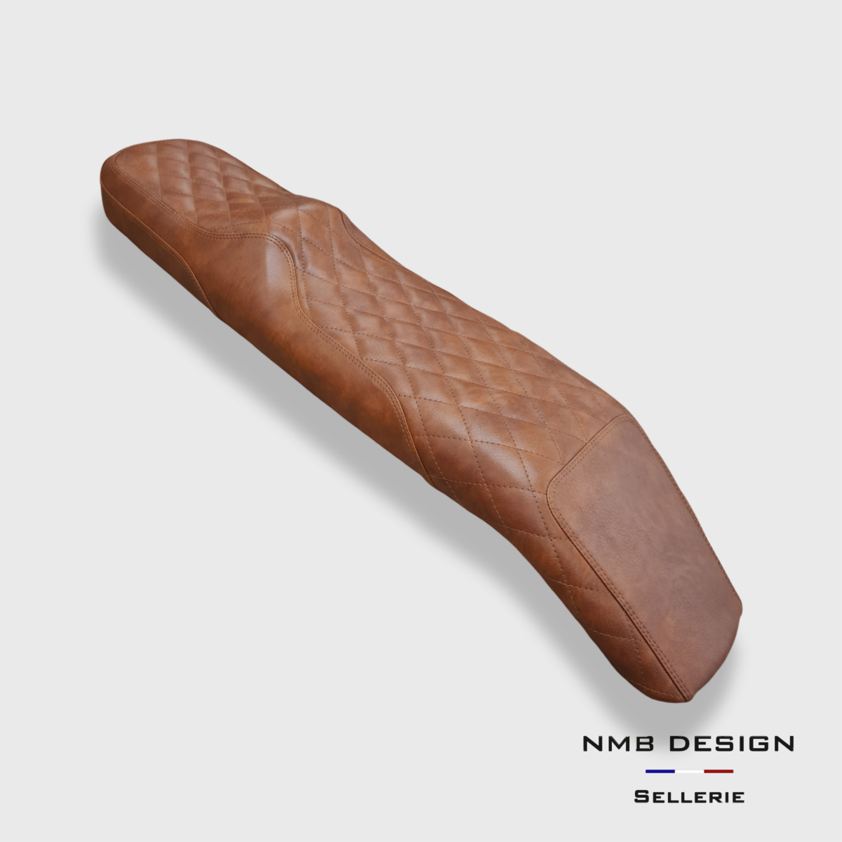 Housse de selle BMW CE-04 Losange Cognac