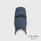 Housse de selle BMW GS 1200/1250 Nid d'abeille 2 Noir
