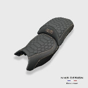 Housse de selle BMW GS 1200/1250 Nid d'abeille 2 Sable