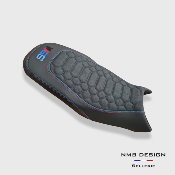 Housse de selle BMW GS Rallye 1200/1250 Nid D'abeille Triples coutures